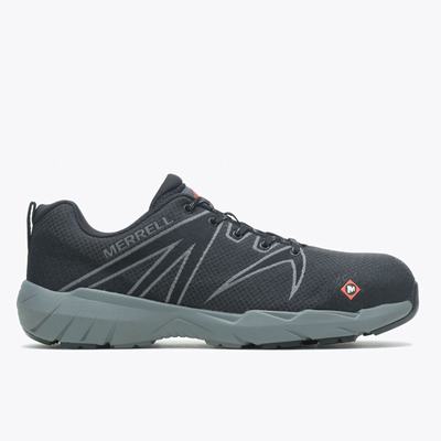 Merrell Fullbench 55 Alloy Toe Arbetsskor Herr Svarta (SE176428)